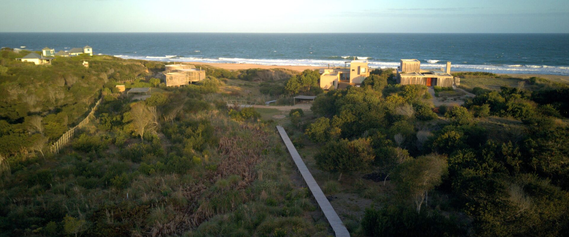 Vista aérea del barrio Casas de Playa